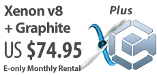 Xenon E-only Monthly Rental