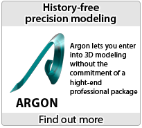 Argon. History-free, precision 3D modeling. Argon. History-free, precision 3D modeling.