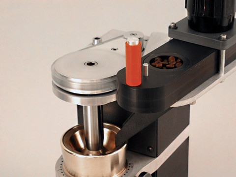 Professional Espresso Machine in the action