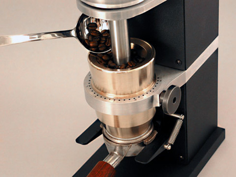 Professional Espresso Machine in the action
