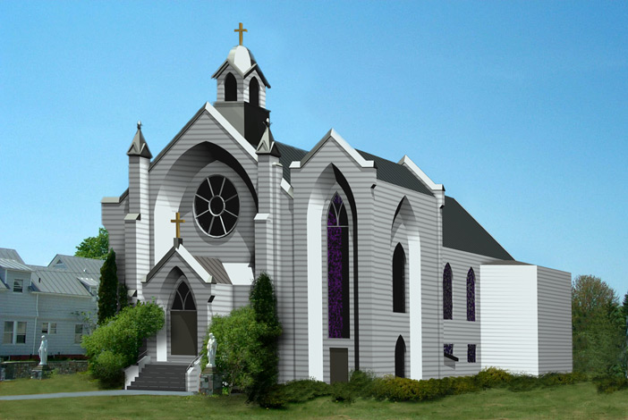 <b>Church Restoration</b><span><br /> Designed by <b><a href='/success-stories/innovate-to-differentiate/'>Fred Puksta</a></b> • Created in <a href='/3d-modeling/3d-modeling-cobalt.html'>Cobalt CAD & 3D Modeling Software</a></span>