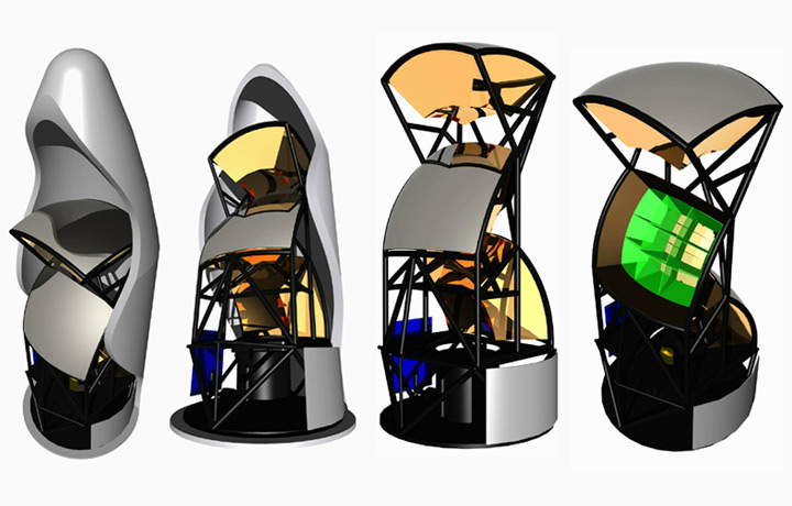 <b>Delta IV Satellite</b><span><br /> Designed by <b>Randy Hill</b> for <b>LLNL</b> • Created in Ashlar-Vellum CAD & 3D Modeling Software</span>