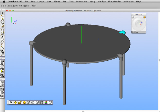 <b>Table</b><span><br /> Designed by <b>Shane Kibble</b> • Created in Ashlar-Vellum Software</span>