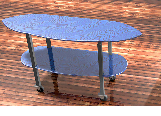 <b>Printer Table</b><span><br /> Designed by <b><a href='/success-stories/thinking-inside-the-box/'>Michael Golino</a></b> • Created in <a href='/3d-modeling/3d-modeling-xenon.html'>Xenon CAD & 3D Modeling Software</a></span>