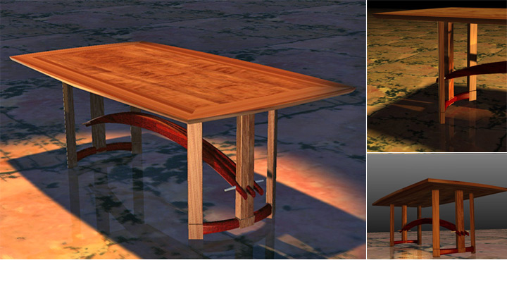 <b>Table</b><span><br /> Designed by <b><a href='/success-stories/crafting-the-dream/'>Jueri Svjagintsev</a></b> • Created in <a href='/3d-modeling/3d-modeling-xenon.html'>Xenon CAD & 3D Modeling Software</a></span>