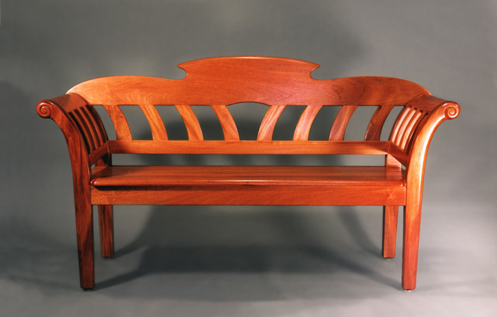 <b>Mahogany Bench</b><span><br /> Designed by <b><a href='/success-stories/crafting-the-dream/'>Jueri Svjagintsev</a></b> for <b>Gardens of Austin</b> • Created in <a href='/3d-modeling/3d-modeling-xenon.html'>Xenon CAD & 3D Modeling Software</a></span>