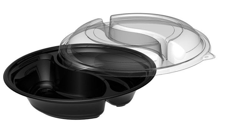 <b>Food Tray with 2 Sections</b><span><br /> Designed by <b>Patrice de Martin</b> • Created in <a href='/3d-modeling/3d-modeling-cobalt.html'>Cobalt CAD & 3D Modeling Software</a></span>