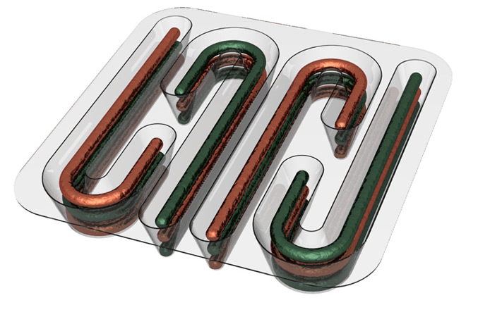 <b>Plastic Tray</b><span><br /> Designed by <b>Patrice de Martin</b> • Created in <a href='/3d-modeling/3d-modeling-cobalt.html'>Cobalt CAD & 3D Modeling Software</a></span>