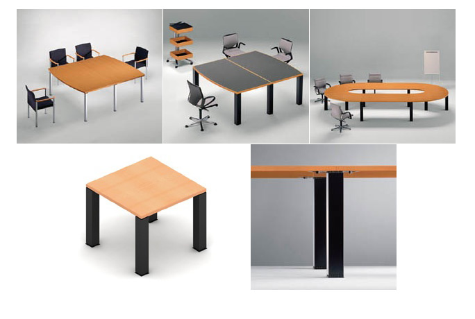 <b>Wilkhahn Palette Tables</b><span><br /> Designed by <b>Wiege Wilkhahn Entwicklung GmbH</b> • Created in Ashlar-Vellum CAD & 3D Modeling Software<br /><i>1995 ID Design Distinction Award Winner</i></span>