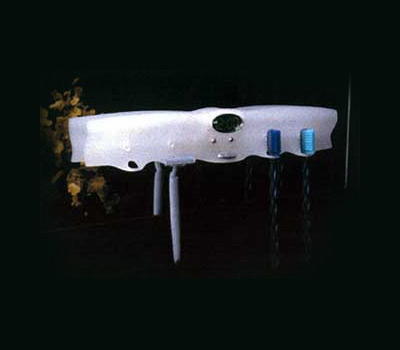 <b>Clear View Bathroom Hanger</b><span><br /> Designed by <b>Henry Law</b> of <b>San Jose State University</b> • Created in Ashlar-Vellum CAD & 3D Modeling Software • <i>2000 IDEA Silver Award Winner</i></span>